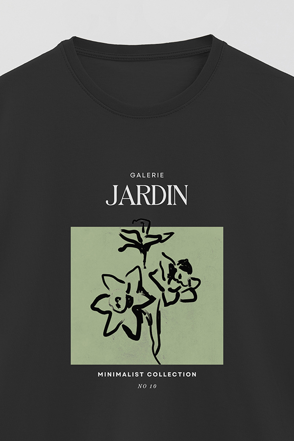 REMERA BASICA ESTAMPADA JARDIN 10