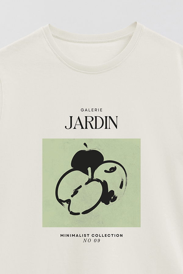 REMERA BASICA ESTAMPADA JARDIN 9