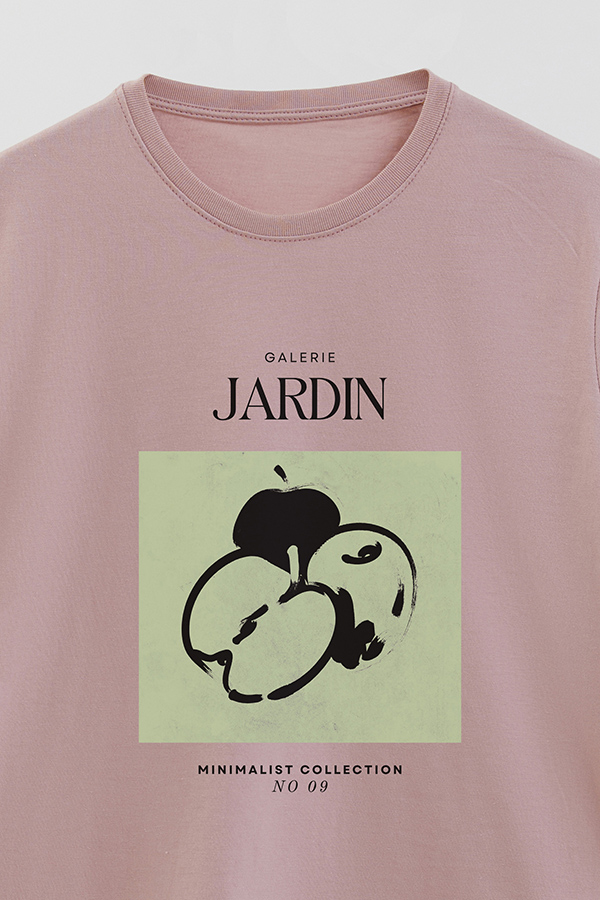 REMERA BASICA ESTAMPADA JARDIN 9