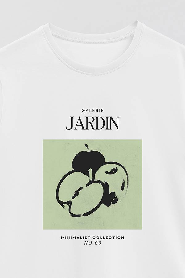 REMERA BASICA ESTAMPADA JARDIN 9
