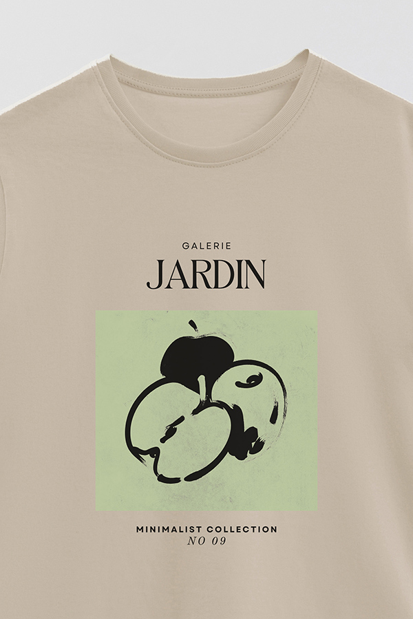 REMERA BASICA ESTAMPADA JARDIN 9