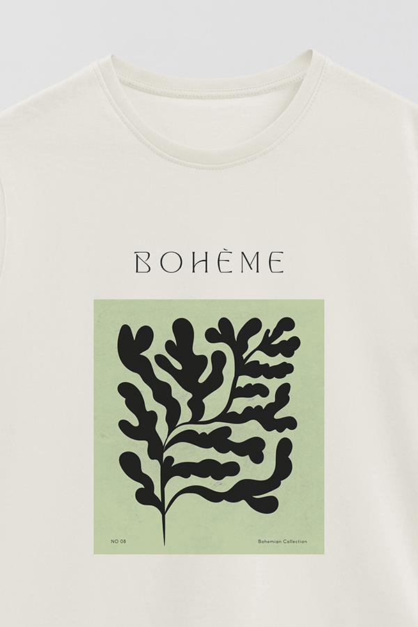 REMERA BASICA ESTAMPADA JARDIN 8