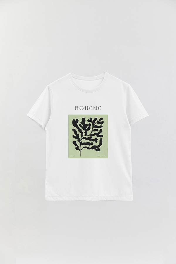 REMERA BASICA ESTAMPADA JARDIN 8