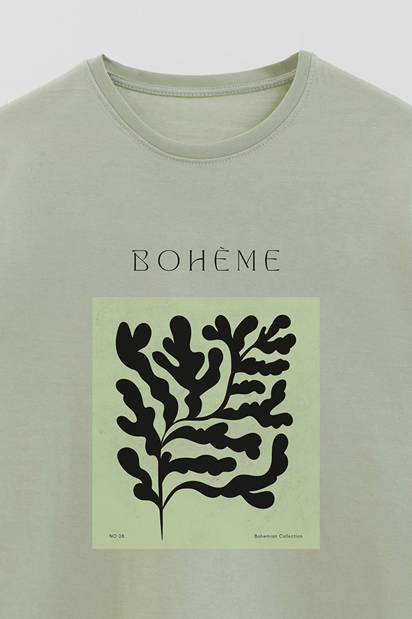 REMERA BASICA ESTAMPADA JARDIN 8