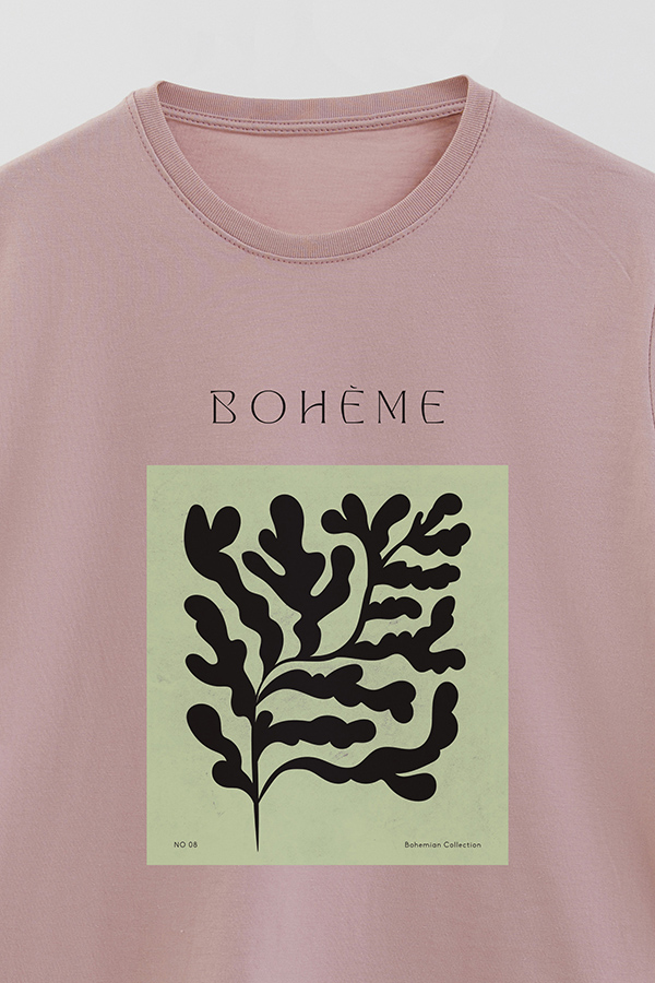 REMERA BASICA ESTAMPADA JARDIN 8