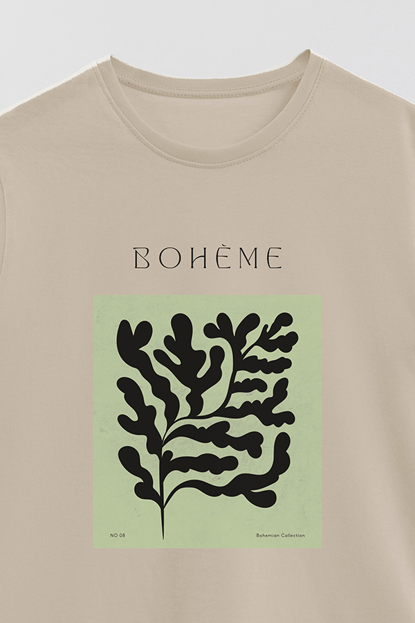 REMERA BASICA ESTAMPADA JARDIN 8