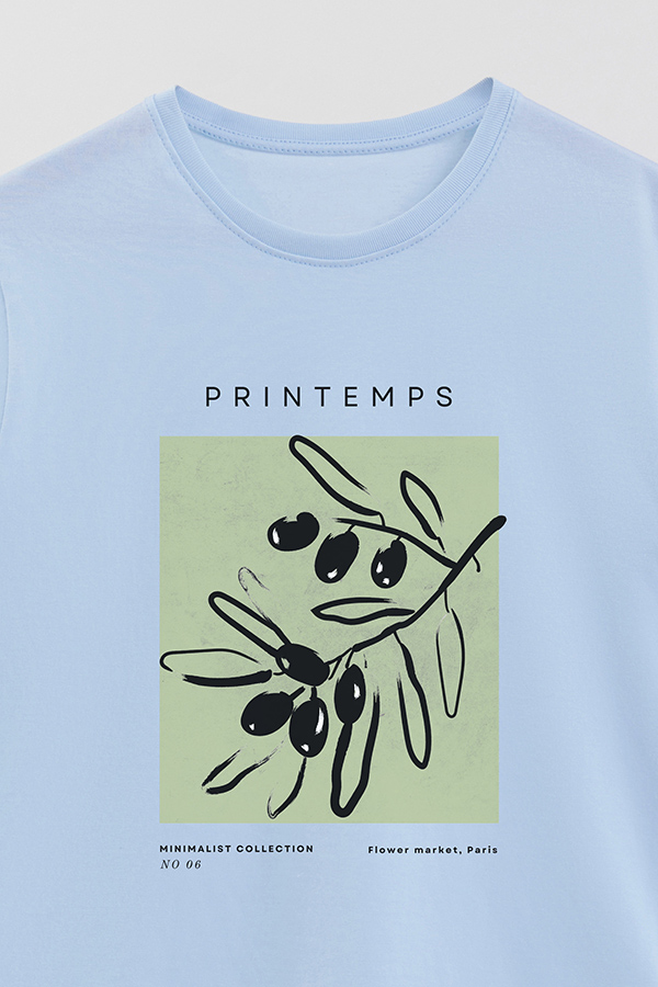 REMERA BASICA ESTAMPADA JARDIN 6