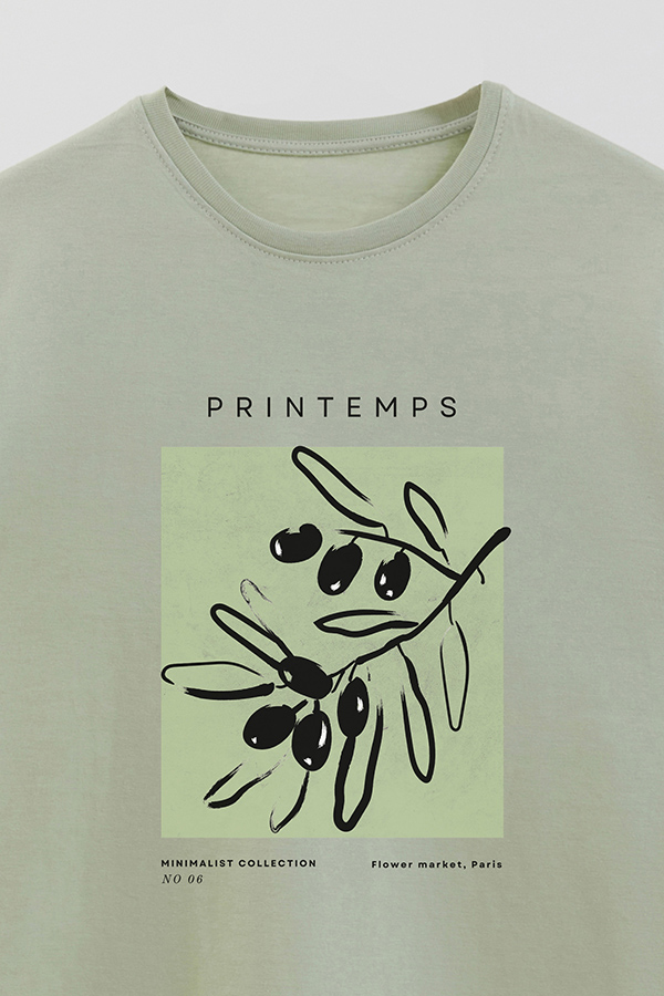 REMERA BASICA ESTAMPADA JARDIN 6