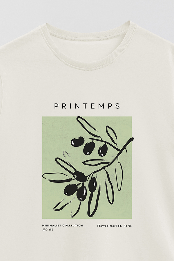 REMERA BASICA ESTAMPADA JARDIN 6