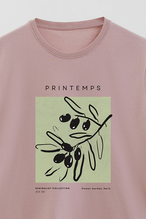 REMERA BASICA ESTAMPADA JARDIN 6