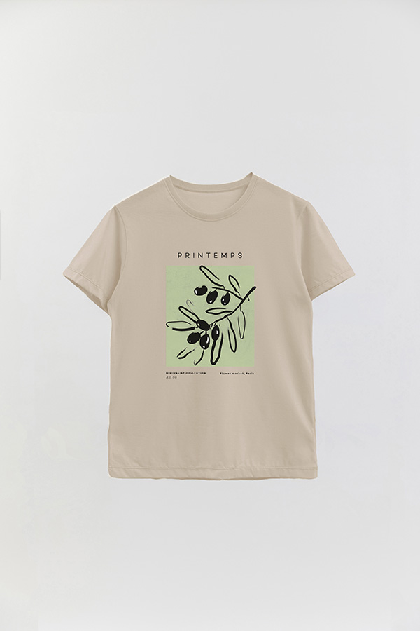 REMERA BASICA ESTAMPADA JARDIN 6