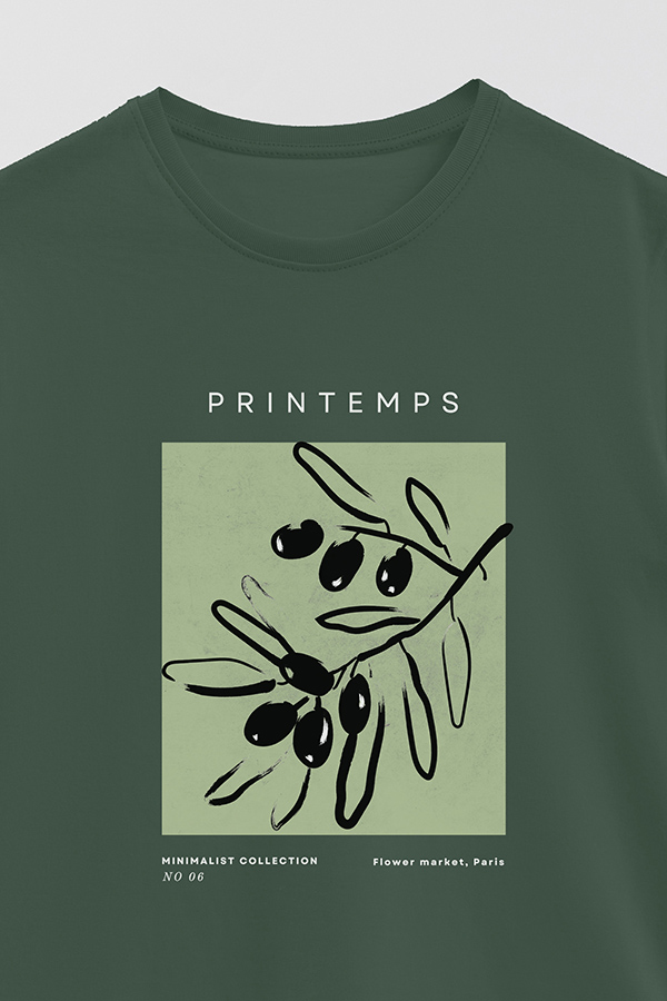 REMERA BASICA ESTAMPADA JARDIN 6