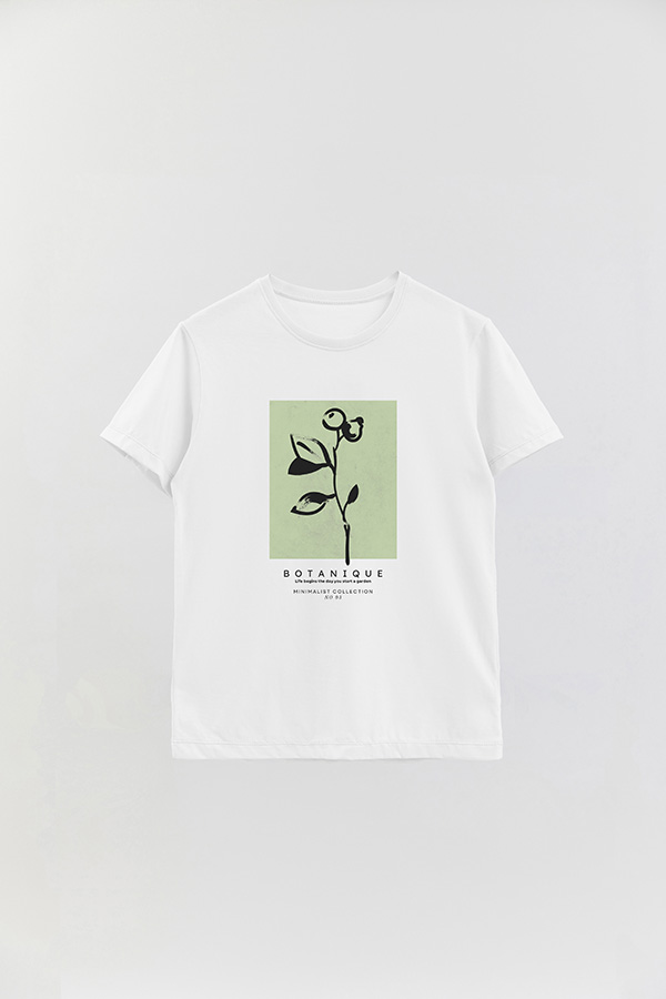 REMERA BASICA ESTAMPADA JARDIN 5