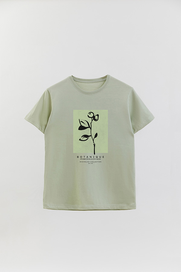 REMERA BASICA ESTAMPADA JARDIN 5