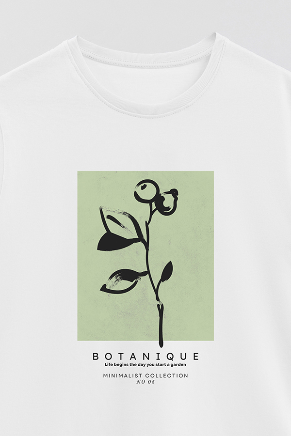 REMERA BASICA ESTAMPADA JARDIN 5