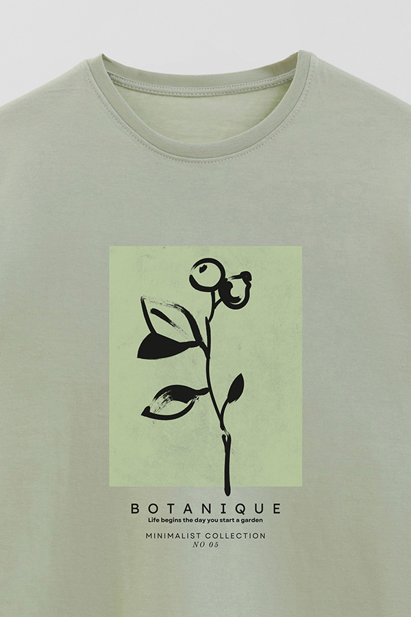 REMERA BASICA ESTAMPADA JARDIN 5