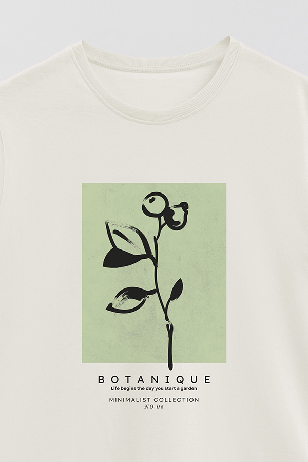 REMERA BASICA ESTAMPADA JARDIN 5