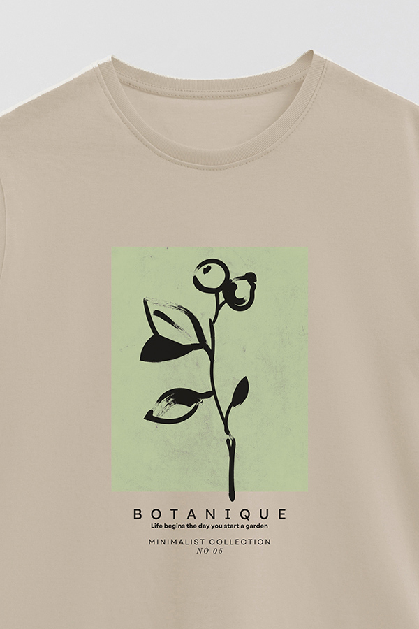 REMERA BASICA ESTAMPADA JARDIN 5