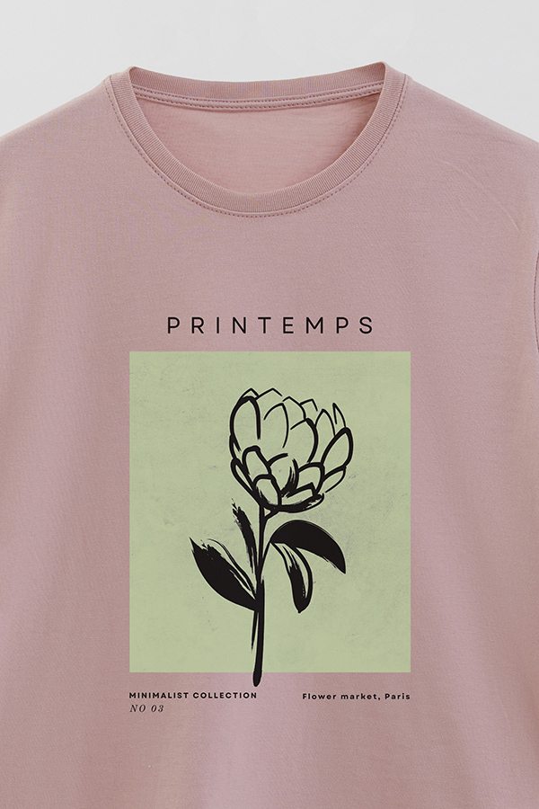 REMERA BASICA ESTAMPADA JARDIN 3