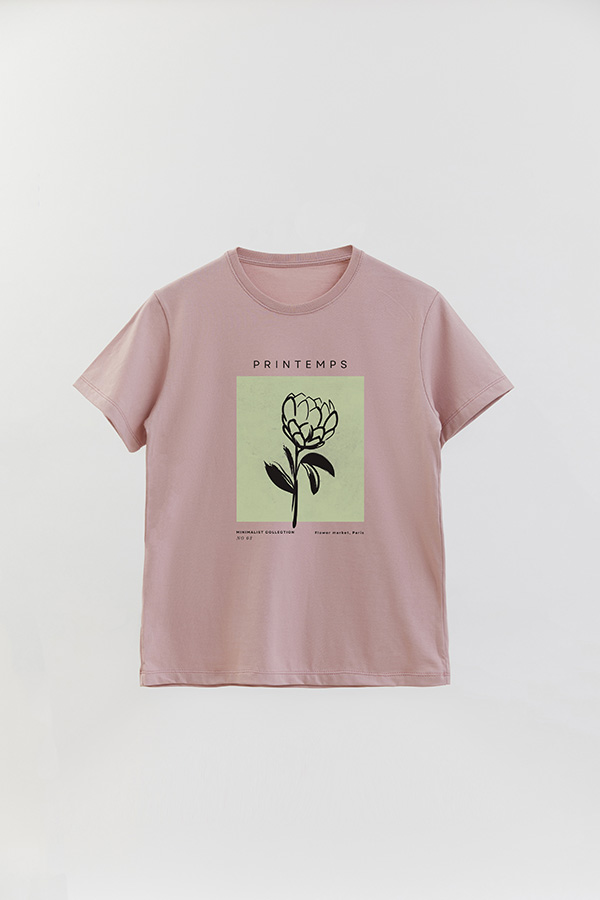 REMERA BASICA ESTAMPADA JARDIN 3