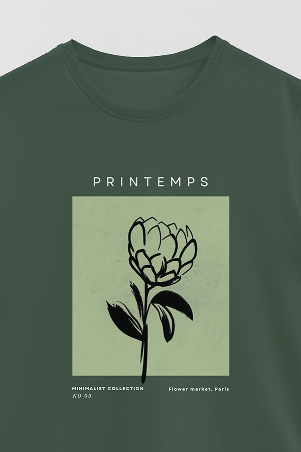 REMERA BASICA ESTAMPADA JARDIN 3