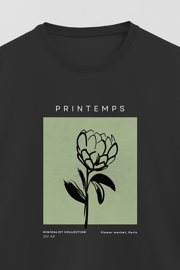 REMERA BASICA ESTAMPADA JARDIN 3