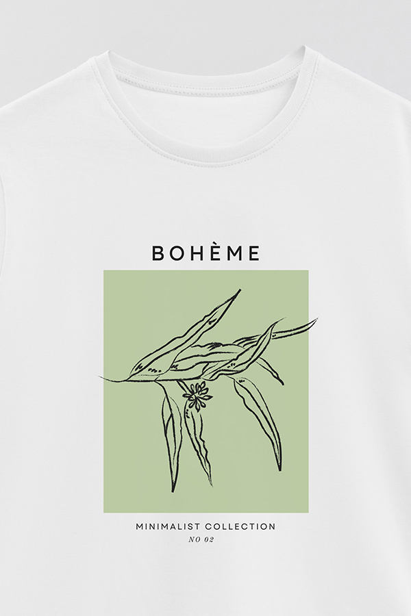 REMERA BASICA ESTAMPADA JARDIN 2