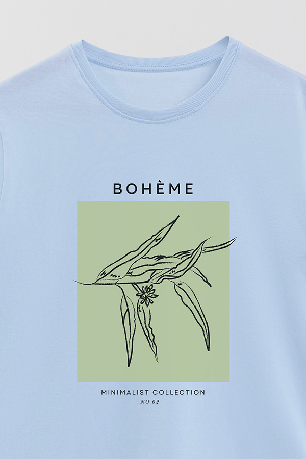 REMERA BASICA ESTAMPADA JARDIN 2