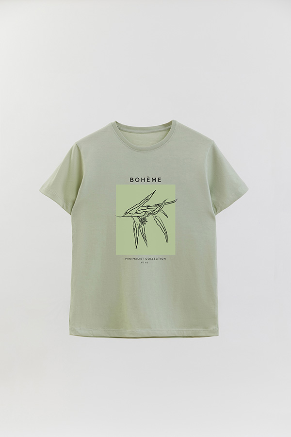 REMERA BASICA ESTAMPADA JARDIN 2