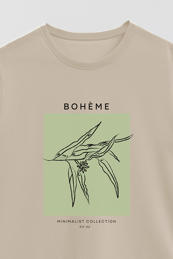 REMERA BASICA ESTAMPADA JARDIN 2