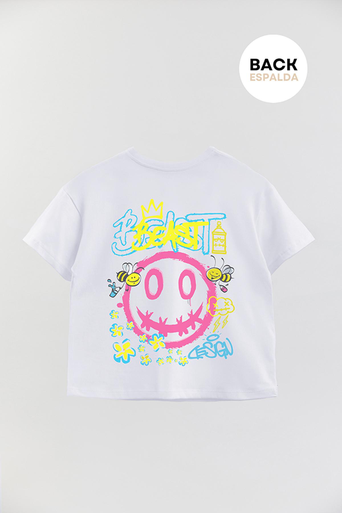 REMERA BOY OVER URBAN BEAST