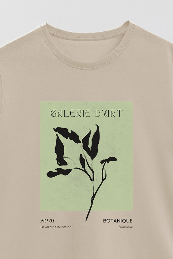 REMERA BASICA ESTAMPADA JARDIN 1