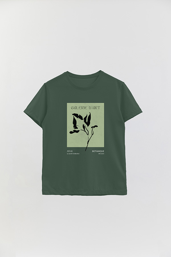 REMERA BASICA ESTAMPADA JARDIN 1
