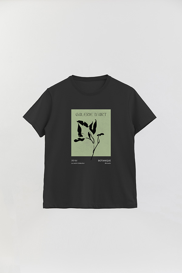 REMERA BASICA ESTAMPADA JARDIN 1