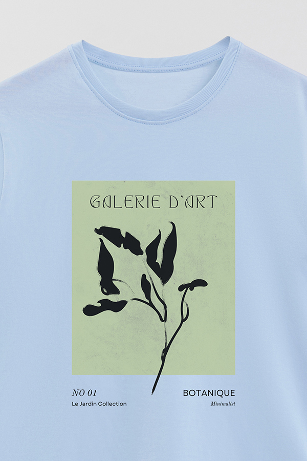 REMERA BASICA ESTAMPADA JARDIN 1