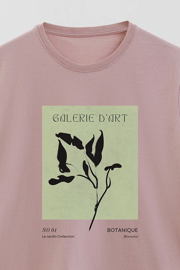 REMERA BASICA ESTAMPADA JARDIN 1