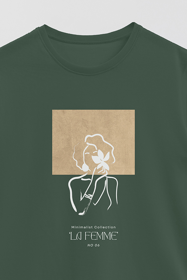 REMERA BASICA ESTAMPADA FEMME 6