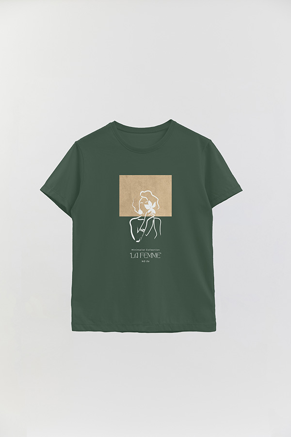 REMERA BASICA ESTAMPADA FEMME 6