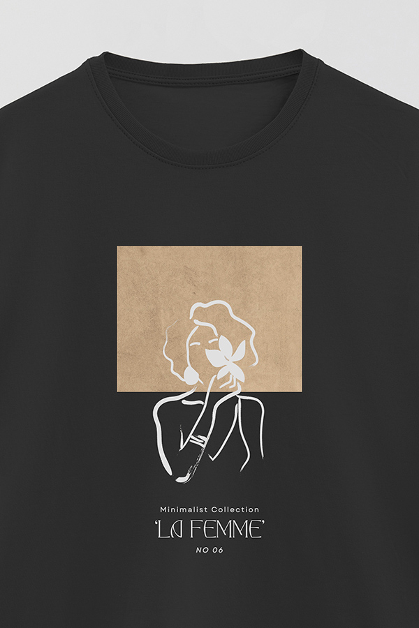 REMERA BASICA ESTAMPADA FEMME 6