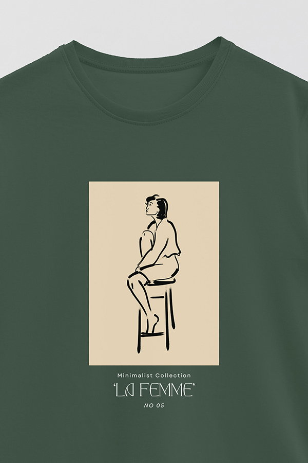 REMERA BASICA ESTAMPADA FEMME 5