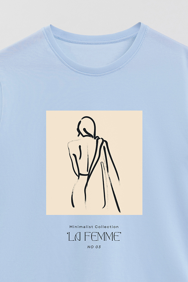 REMERA BASICA ESTAMPADA FEMME 3