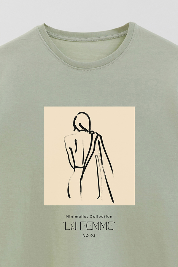 REMERA BASICA ESTAMPADA FEMME 3