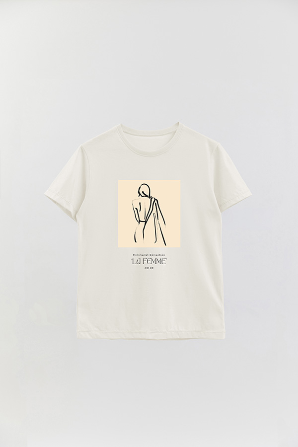 REMERA BASICA ESTAMPADA FEMME 3