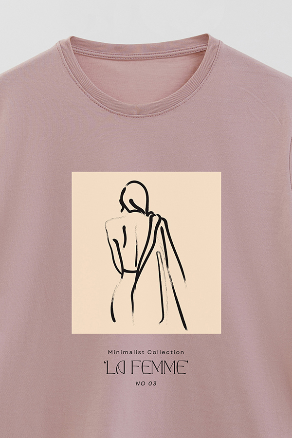 REMERA BASICA ESTAMPADA FEMME 3