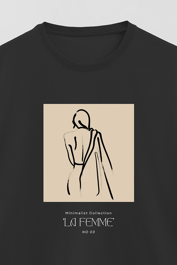 REMERA BASICA ESTAMPADA FEMME 3