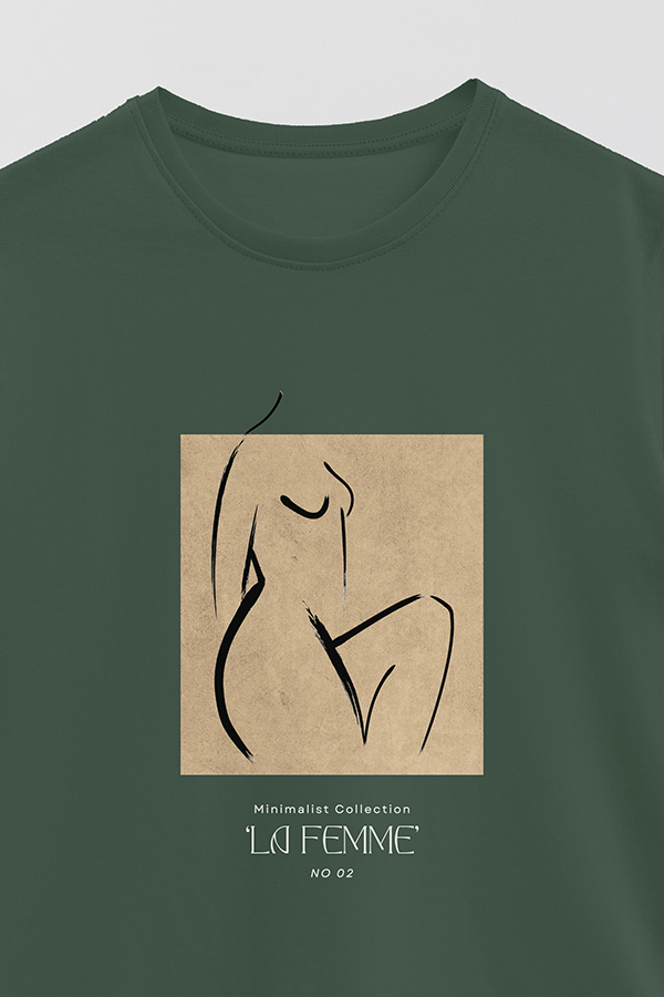 REMERA BASICA ESTAMPADA FEMME 2