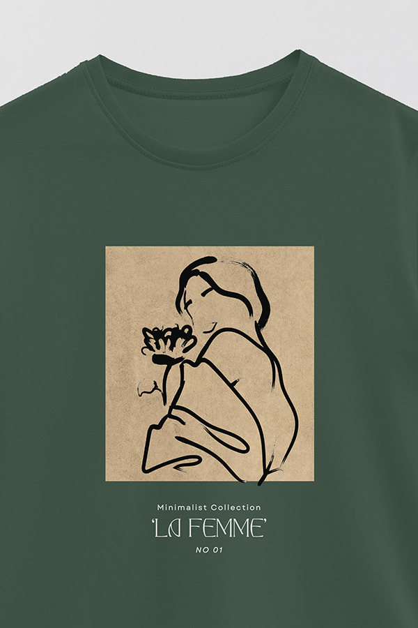 REMERA BASICA ESTAMPADA FEMME 1