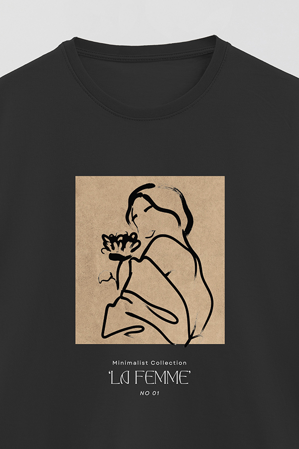 REMERA BASICA ESTAMPADA FEMME 1