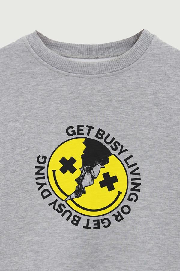 BUZO CREWNECK ESTAMPADO STREET MOOD GET BUSY