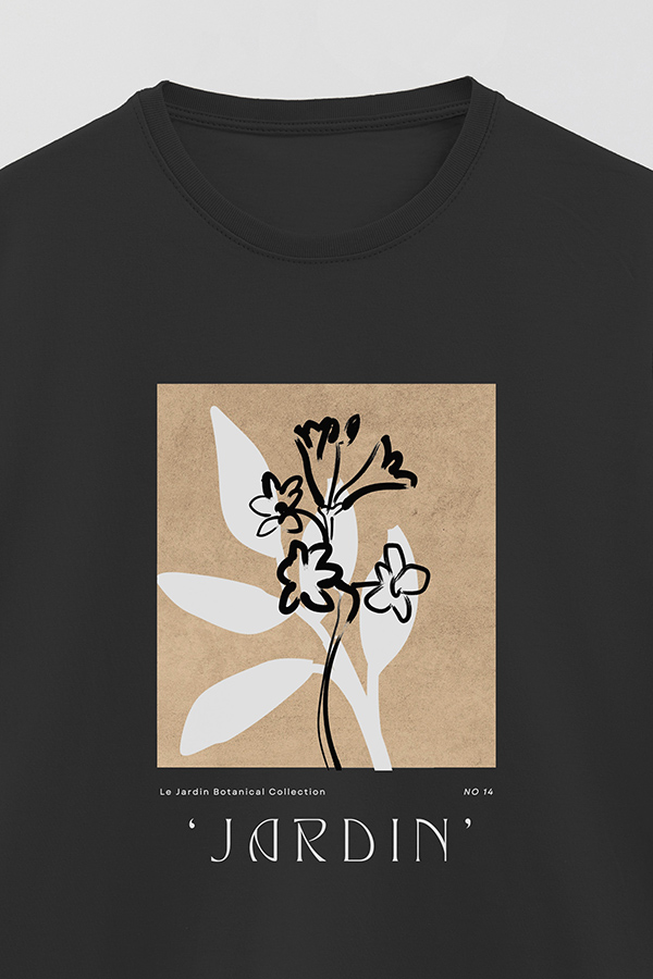 REMERA BASICA ESTAMPADA BOTANICAL 14